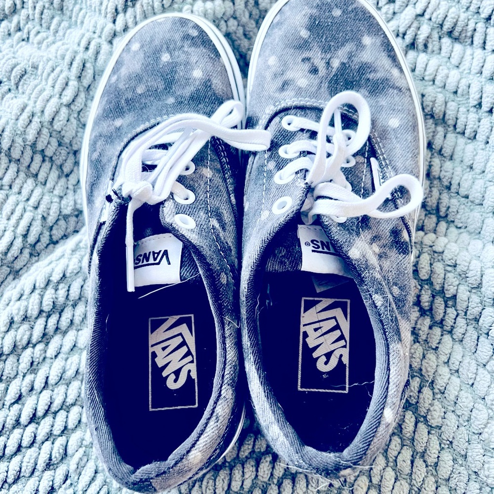 Vans Doheny Distressed Tie-Dye/Polka Dot Sneakers